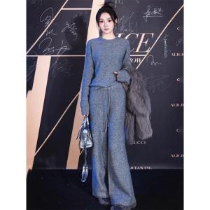 LIANGYILAILIN | Bộ Áo Sweater Mùa Đông Thoải Mái Phong Cách Cao Cấp Kèm Quần