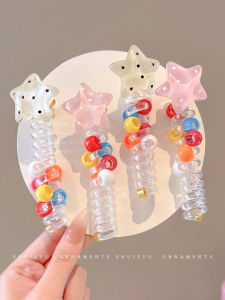 High Elasticity Durable Hair Ties for Women with Star Spots by Jade in Water Japanese and South Korean Style Hair Rope Accessories