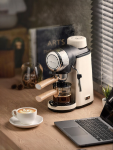 「China Plug」Bear | Home Use Small Italian Semi-Automatic Espresso Machine with Steam Frother