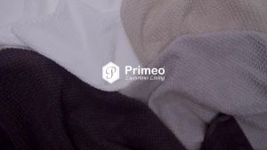 Primeo 100% Cotton Towel Highly Absorbent Hypoallergenic Spa Hotel - Popcorn Weave Collection Towels