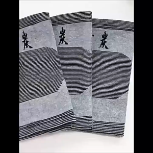 Yuoo 1 Pair Bamboo Charcoal Elastic Brace Patella Sport Pad Knee Wrap Support Pain Relief Breathable Light Weight Elbow & Knee Pads