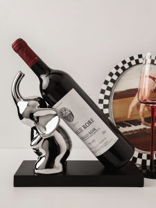 Luxurious Wine Rack Display Ornament
