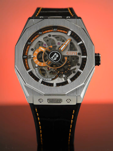 [Bugatti Co-Branding] BONEST GATTI Mens Mechanical Wristwatch BG7601