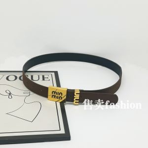 New Style Versatile Belt with Miu Lettering for Women PU Leather Can Be Matched with Skirts Shirts Jeans And Other Clothes