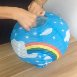 Đèn lồng khinh khí cầu Giấy sắc màu trang trí Trung Thutrường họcLễ hộimầm non khu vui chơi party sinh nhật