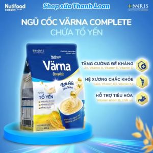 (HSD T9-2026) Ngũ Cốc Dinh Dưỡng Varna Complete Chứa Tổ Yến 500g.