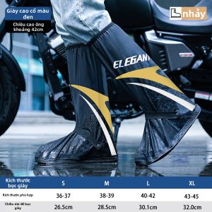 ZHENGYU | Giày Mưa Chống Thấm Nước Bền Chống Trượt Dày