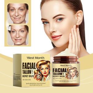 Lasting Wrinkle Remover Tallow ครีมผ่อนคลายผิวหน้ากระชับเพิ่มความยืดหยุ่นบนใบหน้า Nourishing Smooth Skin Care