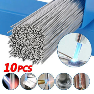 【Bella Room】 10Pcs Low Temperature Easy Melt Aluminum Welding Rod Silver Universal No Need Solder Powder Weld Bar