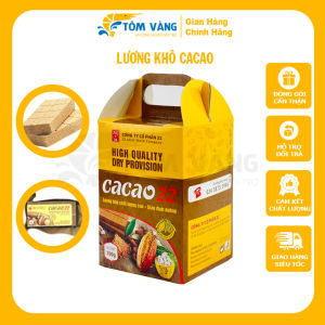Lương Khô Cacao - Hộp 10 Gói Trọng Lượng 700g - Tôm Vàng