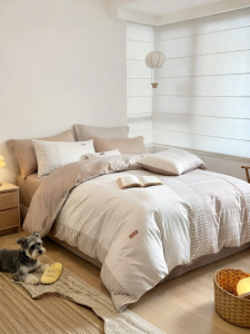 Cotton Antimicrobial Dust Mite Preventing Sensitive Four Piece Bed Set