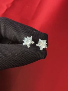 Diamcity  (Free Gra Certificate) Perhiasan Anting Berlian Moissanite Untuk Wanita