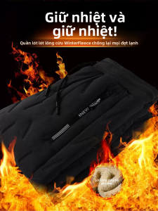 JIFANPAUL | Quần Cotton Nam Dày Ấm Quai Đứng Mùa Đông