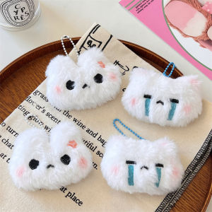 Adorable Creative Personalized Plush Heart Rabbit Bear Doll Pendant Student Book Bag Decorative Accessories for Girls