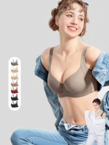 Invisible Fit Gather Support Bra for Full Bust Women