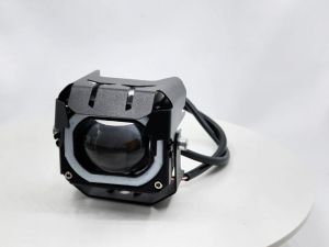 สปอร์ตไลท์มอเตอร์ไซค์ ไฟแรงพร้อมเลนส์ ไฟถนนเสริมแต่งรถยนต์ไฟฟ้า ไฟ LED ไฟสูงและต่ำภายนอกรถยนต์ สปอตไลท์เล็ก v7Pro