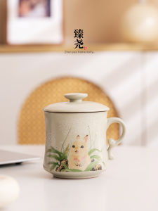 Cốc Trà Gốm Sứ Màu Vàng Cung Điện Sứ Thăng Long Cốc Nước Văn Phòng Dễ Thương Thỏ Dễ Thương Cốc Trà Lớn Có Thể Nuôi