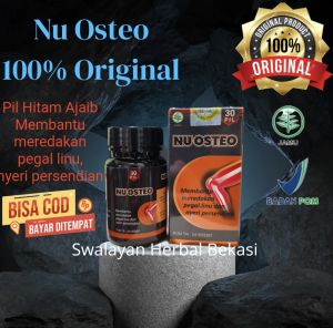 Pil Hitam Ajaib NU OSTEO 100% ORIGINAL  Sudah BPOM Solusi nyeri sendi pegal linu
