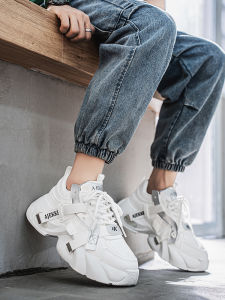 Invisible Heightening Dad Shoes 2025 New Style Mens 10cm Thick Bottom Platform High Fashion Trendy Sports Casual Shoes