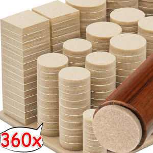 10แผ่นผ้าสักหลาดแผ่นเฟอร์นิเจอร์กาวในตัวแผ่นรองขาเก้าอี้แผ่นป้องกันรอยขีดข่วนแผ่นป้องกันพื้นที่คลุมฐานขาโต๊ะเก้าอี้ลื่น