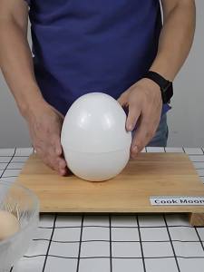 Capacity for 4 Eggs Microwave Egg Steamer Boiler Cooker Easy Quick 5 Minutes Hard Or Soft Boiled Kitchen Cooking Tools
