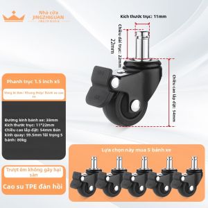 FANGXIANSHENG | Bánh Xe Chống Ồn Chịu Trọng Lượng