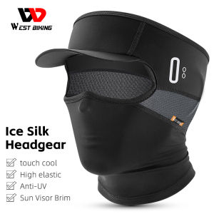 Phía Tây Đi Xe Đạp Kem Chống Nắng Mặt Nạ mặt nạ kín mặt đạp xe Cho Xe Máy Lụa băng Đầy Đủ Mặt Mũ Ống mặt nạ cho nam Phụ Nữ Mặt nạ trùm đầu bảo vệ khỏi tia UV Mặt Nạ