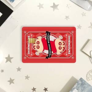CRAYON SHINCHAN | 4 Anime C-Crayon S-Shin Chan Ngộ Nghĩnh Matte Card Dán Cho Thẻ Tín Dụng Thẻ Ghi Nợ & Thẻ Vận Chuyển Phong Cách Mỹ Hoạt Hình Poster Dán