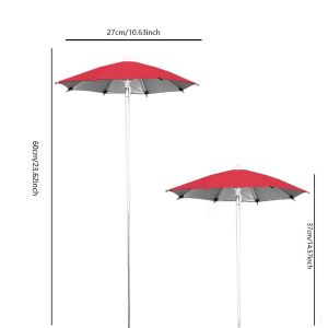 Plant Umbrella Waterproof Garden Umbrella Adjustable Height Shade Cover Sun Protection compact for Courtyard Garden Beds Yard