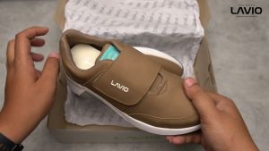 SEPATU WANITA SNEAKER SPORTY OLAHRAGA SANTAI NONGKRONG LAVIO PRINZA MOCCA