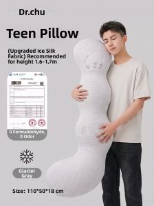 CHUYISHENG | Sleep Aid & Leg Placement Cooling Silk Long Body Pillow