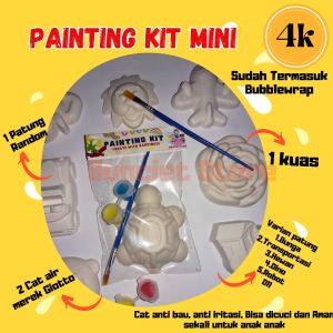 Patung lukis anak/Patung lukis gypsum/Suvernir ultah anak