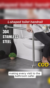 Anti-drop Toilet Armrest 304 stainless steel handraElder Grab Bars Rails Toilet Handrails