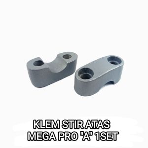 Klem Setir Atas Vixion "A" (Harga Per Set Isi 2) - Dudukan Jepit Jepitan Stang Setang Stir Setir Raiser Raser Reser Yamaha Vixion Lama Old Vixion New NVA NVL Kwalitas A