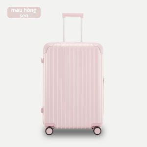 MARRLVE | Vali Du Lịch Bánh Xe Không Ồn 2 Lớp 100% Covestro PC Chống Nổ