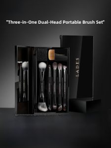 Lades | Portable Multi-Use Makeup Brushes 11pcs