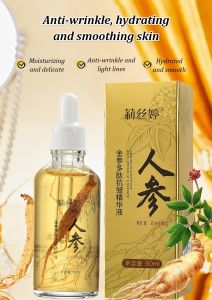 Golden Ginseng Peptide AntiWrinkle Serum for Facial Moisturizing and Hydration