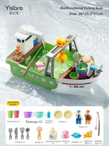 YISBRO | Large Childrens Fishing Boat Toy