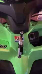 Stabilizer Stang Mini Carbon Silver Fungsi 16 Klik Stabiliser Mini Cebol Pnp Motor Bebek & Matic