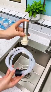 Vòi hút nước rửa chén vòi hút nước rửa bát tự bơm hút nước rửa chén ống dẫn dài 12m