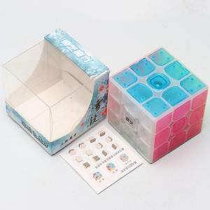 เกมการแข่งขันจุดมุ่งหมายของมนุษยชาติ Qiyi Ice Amber 3 ตัวแปรสีสันสดใสสำหรับเด็ก อุปกรณ์เสริมความคิด ของเล่นเสริมศักยภาพทางสมอง