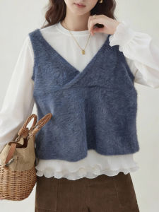 QINGNAER | Sleek Stylish V-Neck Camisole Sleeveless Vest