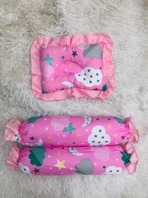BABY BOLSTER SET | BABY PILLOW | WITH FREEBIES
