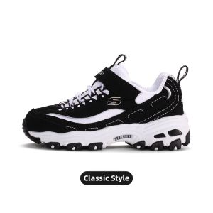 Skechers | Childrens and Teens Panda White Chunky Sneakers