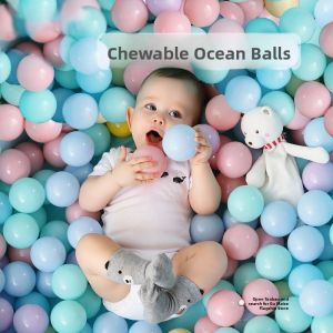 Gumahus | Food-Grade Colorful Plastic Chewable Thickened Non-Toxic Odorless Indoor Toy Balls