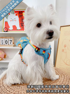 Pet Leash Dog Walking Harness Chest Strap Anti-Escape Rope for Small Dogs Cat Vest Style Pet Supplies Dog Leash Outdoor