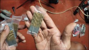 [BISA COD] - 50PCS - Mata Bor Set Komplit Kayu Titanium Mata Bor Power Drill Bits Titanium Coated