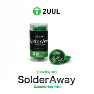 2UUL DW11 SolderAway Desoldering Wick 10 Pcs/Pack for Phone PCB Motherboard BGA CPU Repair Soldering Rosin Removal Clean Tool