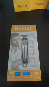 Kemei KM-1949 Professional T-Blade Cordless Hair Clipper All-Metal Beard Trimmer & Shaver USB Rechargeable Grooming Kit Lelaki Mesin Potong Rambut Elektrik untuk Barber Rumah & Salon