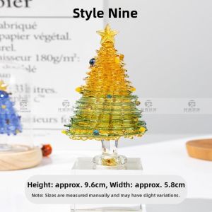 ZHENTAIYUAN | Christmas Gift Glass Drawn Decorative Ornament
